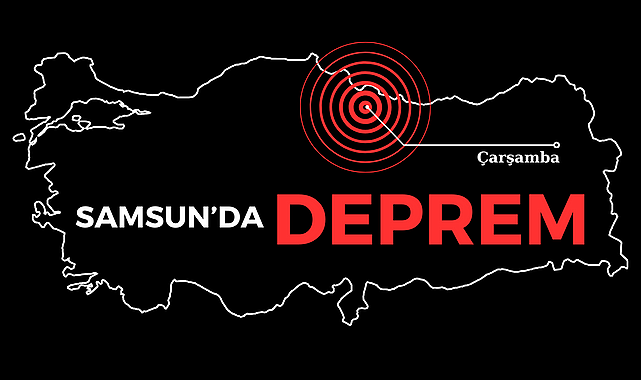 Samsun'da deprem