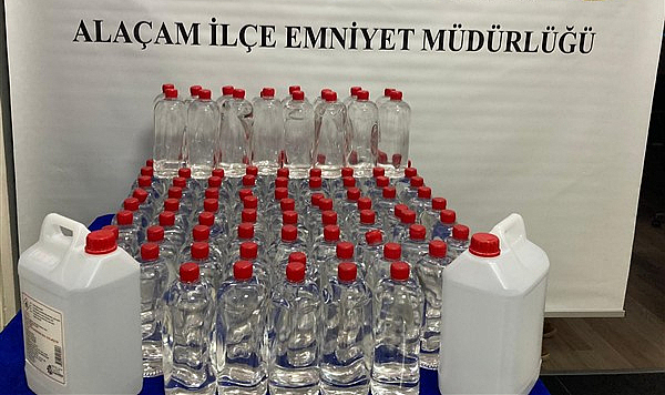 Samsun'da etil alkol kaçakçılığına geçit yok