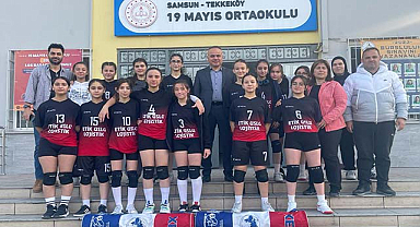 Samsun'da filenin şampiyonu Tekkeköy 19 Mayıs!