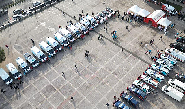 Samsun'da Hayat Kurtaran Kortej