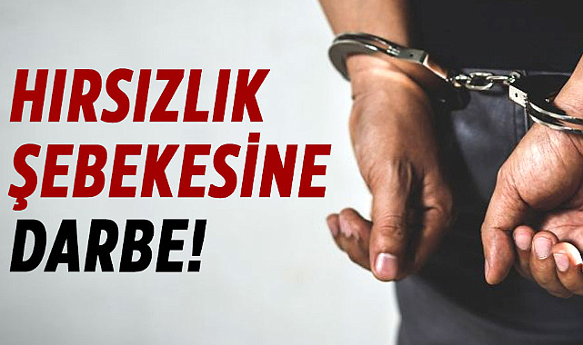 Samsun'da hırsızlık şebekesi çökertildi!
