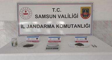 Samsun'da jandarma uyuşturucuya göz açtırmadı