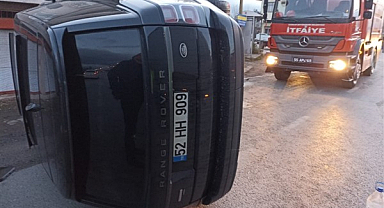 Samsun'da korkutan trafik kazası 4 yaralı