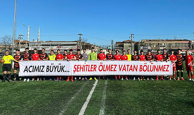 Samsun'da KYK Futbol İl Birinciliği'nde şehitler anıldı