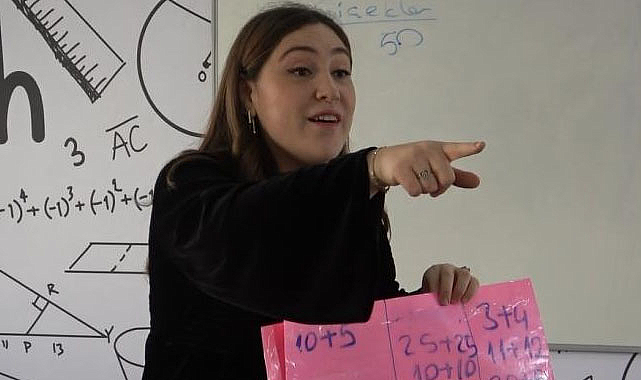 Samsun'da öğrencilere matematiği sevdiren okul