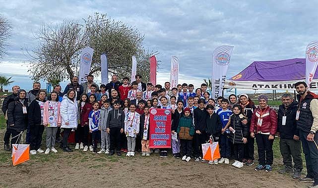 Samsun'da oryantiringte madalya mücadelesi