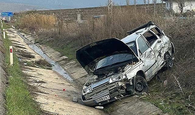 Samsun'da otomobil devrildi! Sürücü yaralandı