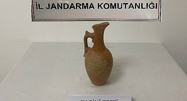 Samsun'da tarihi testi ele geçirildi