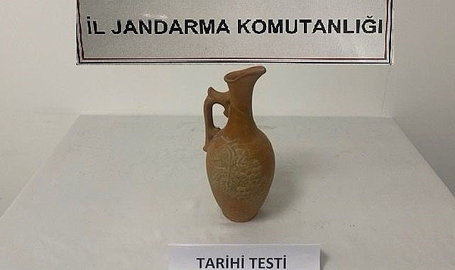Samsun'da tarihi testi ele geçirildi