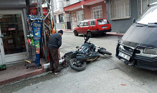 Samsun'da trafik kazasında motosiklet sürücüsü yaralandı
