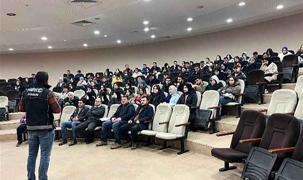 Samsun'da uyuşturucuyla mücadele için bilgilendirme yapıldı