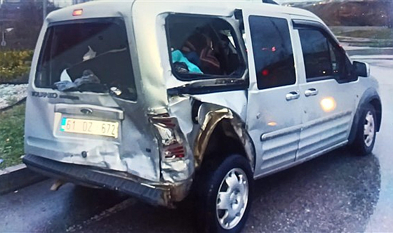 Samsun'da zincirleme trafik kazası