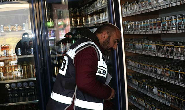 Samsun Havza'da yılbaşı öncesi içki denetimi