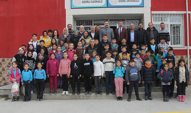 Samsun Havza'daki öğrenciler soğuk günlerde unutulmadı