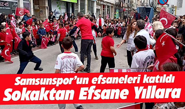 Samsun İstiklal İlkokulu'nda Sokaktan Efsane Yıllara etkinliğini düzenlendi