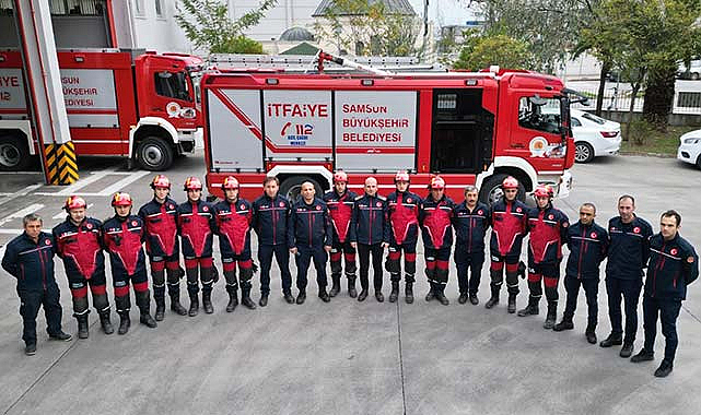 Samsun itfaiyesi güçleniyor: Yeni ekipmanlarla hazır!