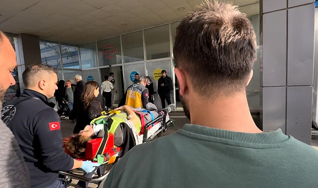 Samsun Şehir Hastanesi inşaatında 5 metre yükseklikten düşen işçi yaralandı