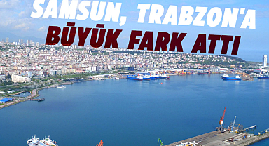 Samsun, Trabzon'a büyük fark attı