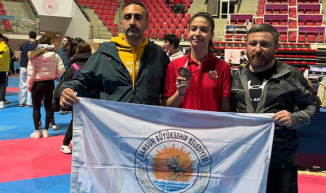 Samsun'un gururları! Türkiye üçüncüsü oldular