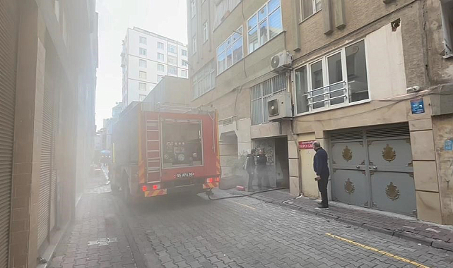 Samsun'da aynı apartmanda bulunan 2 iş yeri 2 gün ara ile yandı