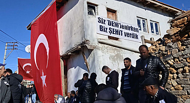 Şehit Ramazan Günay’ın köyünde teröre karşı net mesaj