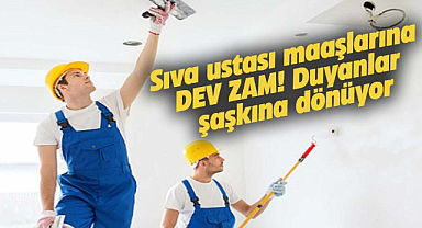 Sıva ustası maaşlarına dev zam! Duyanlar şaşkına dönüyor