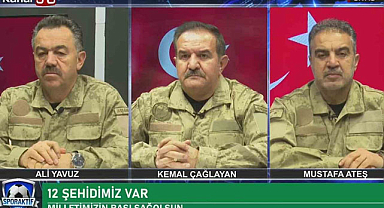 Sivas'ta üniformalı yayın yaptılar