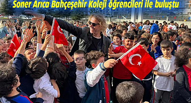 Soner Arıca Bahçeşehir Koleji öğrencileri ile buluştu