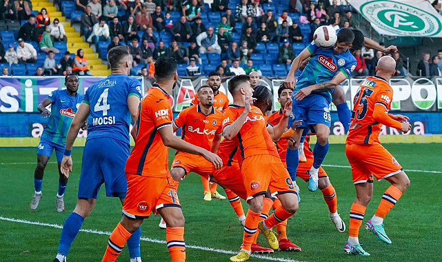 Trendyol Süper Lig: Çaykur Rizespor: 2 - RAMS Başakşehir: 2