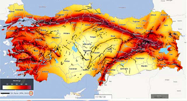Türkiye diri fay hattı haritası güncellendi