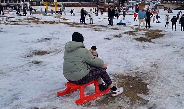 Uludağ yeni yıla kar olmadan hazırlanıyor