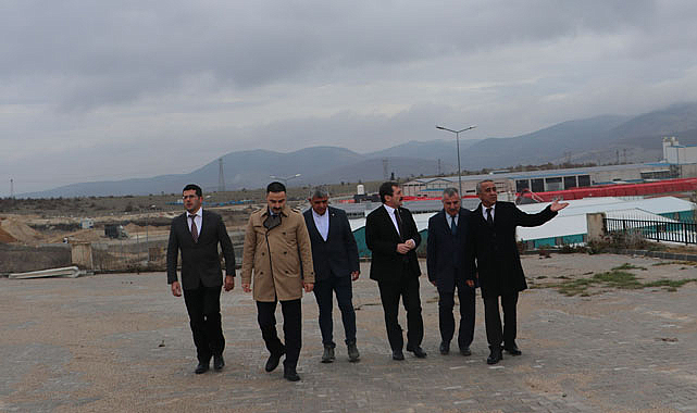 Vali Tavlı, Havza OSB'de incelemelerde bulundu