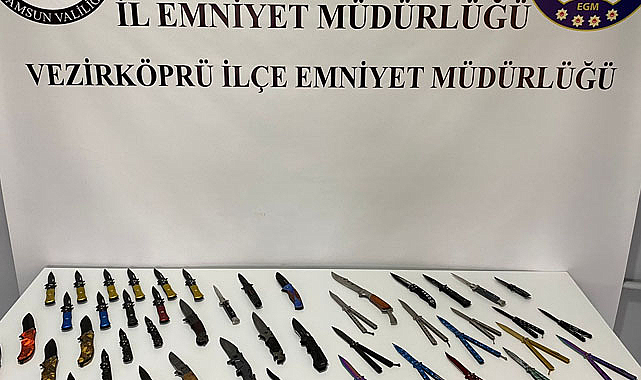 Vezirköprü'de bıçak operasyonu