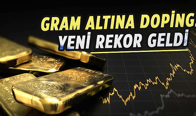 Altın bu hafta inişli çıkışlı seyrini rekor ile kapattı