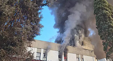 Ankara'da fabrikada yangın çıktı