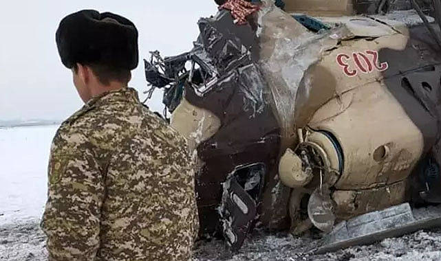 Askeri helikopter düştü! Ölü ve yaralılar var