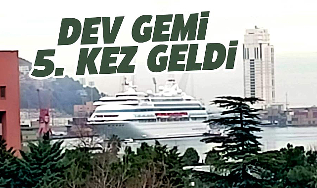 Astoria Grande Samsun limanına 5. kez demir attı