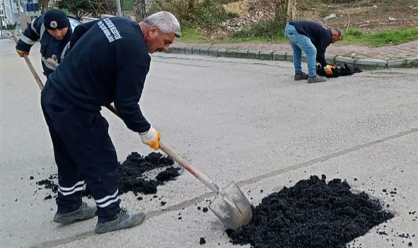Atakum yol çalışmaları son sürat