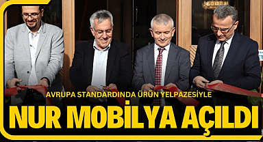 Avrupa standardında ürün yelpazesiyle Nur Mobilya Atakum'da açıldı