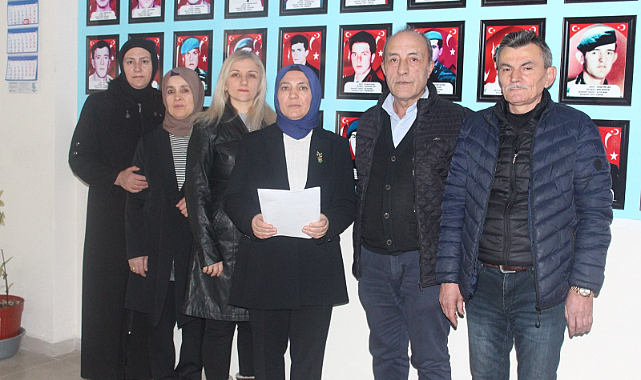 Bafra'da şehit aileleri ve gazilerden teröre tepki