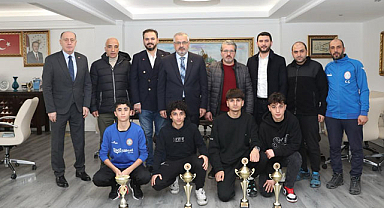 Bafra Mevlanspor’dan Başkan Kılıç'a ziyaret 