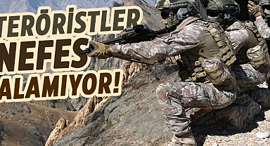 Başarılı operasyonlarla teröristler nefes alamıyor!