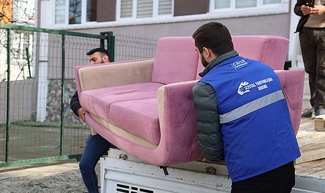 Canik Belediyesi dar gelirli ve engelli vatandaşları unutmuyor