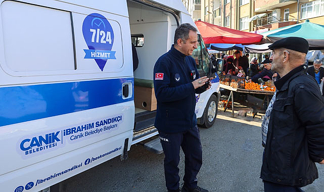 Canik Belediyesi mobil zabıta çözüm merkezi faaliyete geçti