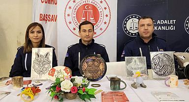 Cezaevlerinde yapılan el işleri OKAF'24'te sergilendi