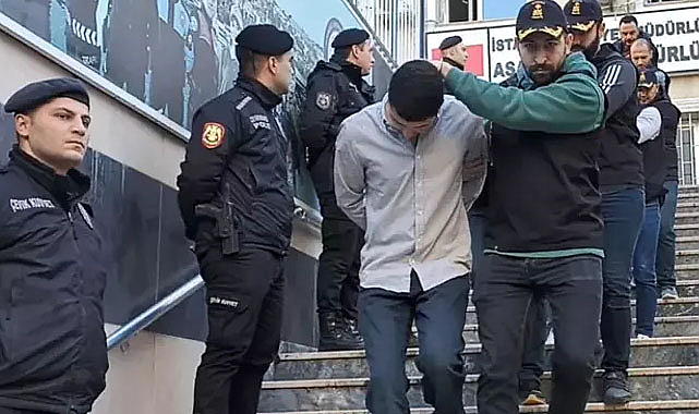 Eyüpsultan'da polisle çatışan 10 şüpheli adliyeye sevk edildi