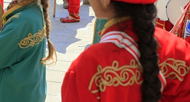 Genç mehteranlar Samsun'u coşturuyor