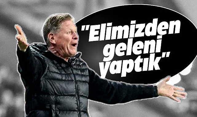 Gisdol Trabzonspor maçını değerlendirdi! Elimizden geleni yaptık