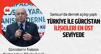 Gürcistan Başkonsolosu İaşvili: Türkiye ile ilişkilerimiz en üst seviyelerde