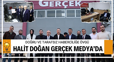 Halit Doğan'dan Gerçek Medya'ya ziyaret